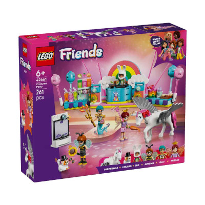 LEGO FRIENDS 42661 Đồ Chơi Lắp Ráp Tiệc Hóa Trang Chủ Đề Kỳ Lân Và Tiên (261 chi tiết)