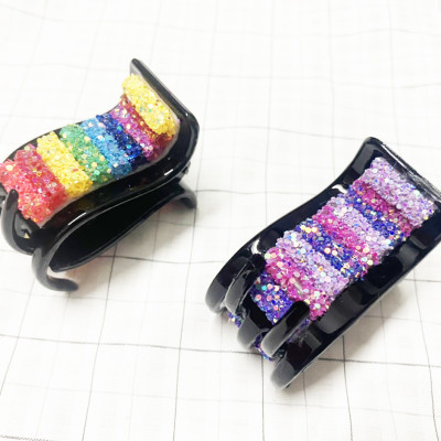 Kẹp tóc cầu vòng loại ngắn 5 răng đẹp và chắc chắn