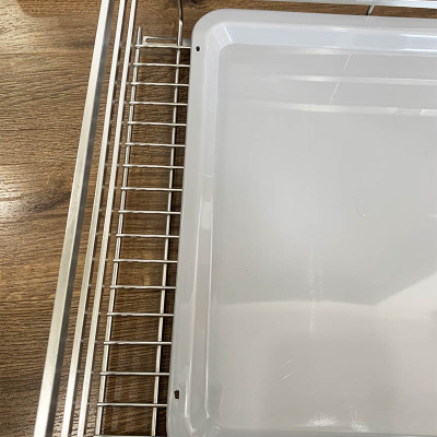 Giá xoong nồi inox 304 nan dẹt cho tủ bếp bảo hành vĩnh viễn han gỉ