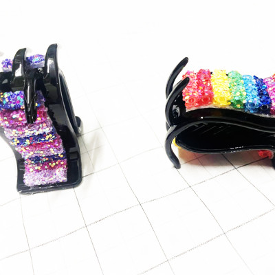 Kẹp tóc cầu vòng loại ngắn 5 răng đẹp và chắc chắn