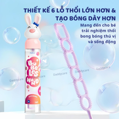 Thổi bong bóng Mideer Bubbles Wand thổi bong bóng xà phòng an toàn cho bé
