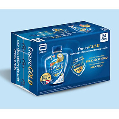Thùng 24 chai Ensure Gold 237ml (Mẫu mới)