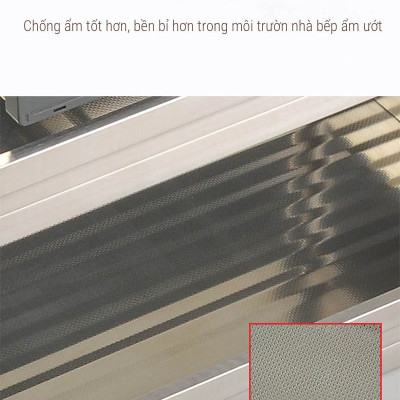 Giá dao thớt gia vị đa năng cho tủ bếp chất liệu inox hộp chính hãng Grob