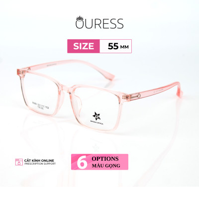 Gọng kính 8089 nhựa cao cấp siêu bền thời trang nam nữ OURESS
