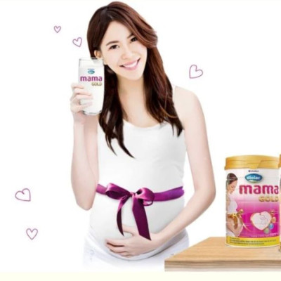 Bộ 2 Lon Sữa bột Vinamilk Dielac MaMa Gold hương Vani lon 900g