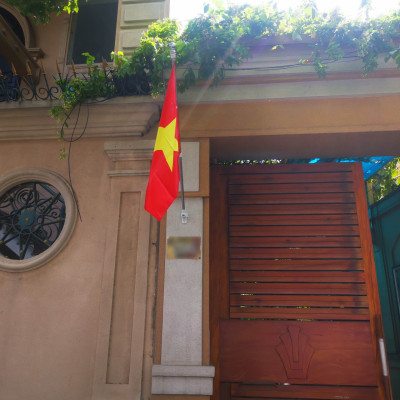 Cờ 70x100cm phi bóng