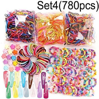 set 780 chi tiết buộc tóc