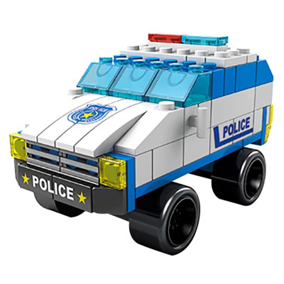 Đồ Chơi Lắp Ráp Xe Cảnh Sát 6 Trong 1 - Police Car - Toys&Joys 8978-4 (1000 Mảnh Ghép)