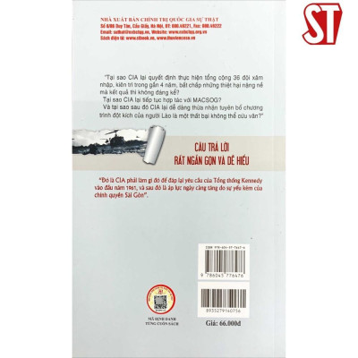 Sách - Cách Chúng Tôi Làm - Chương Trình Bí Mật Xâm Nhập Miền Bắc Việt Nam (1961 – 1964) - NXB Chính Trị Quốc Gia