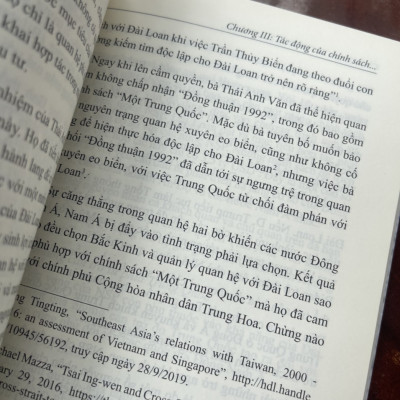 CHÍNH SÁCH HƯỚNG NAM MỚI CỦA ĐÀI LOAN VÀ TÁC ĐỘNG CỦA NÓ ĐỐI VỚI QUAN HỆ ĐÀI LOAN -  Đàm Huy Hoàng - NXB Khoa Học Xã Hội