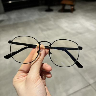 Kính Mắt tròn to kim loại nam nữ