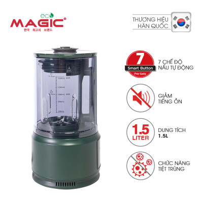 Máy Làm Sữa Hạt Đa Năng Giảm Tiếng Ồn Magic Eco AC -141 (1.5 Lít) - Hàng chính hãng