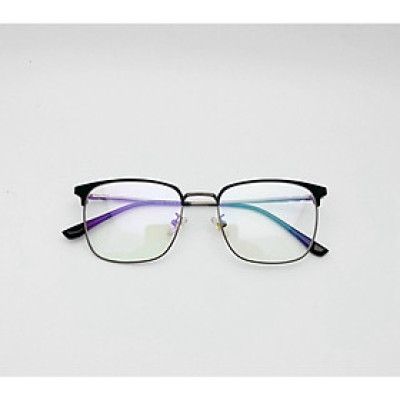 Gọng Kính Xinh, Kính Mắt vuông kim loại gọng chắc chắn cho Nam và Nữ GKL29