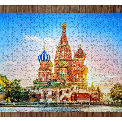 Tranh Xếp Hình Random Cut 750 Mảnh Minh Châu – Sắc Thu (40x60cm)