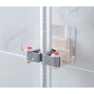 Kẹp Móc Dán Tường Treo Cây Lau Nhà Hiện Đại Tiện Dụng, Cán Chổi Gắn Tường Đa Năng, Chắc Chắn, Tiện Lợi Cho Mọi Nhà - TakyHome 4029
