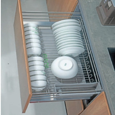 Kệ Đựng Bát Đĩa Đa Năng Hợp Kim Sơn Nano Grob - Hàng Chính Hãng