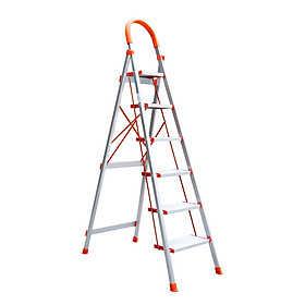 Thang nhôm ghế gia đình 6 bậc SUMIKA SK306 - Chiều cao 1.5m, tải trọng 150kg