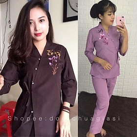ĐỒ LAM ĐI CHÙA -Thư Pháp