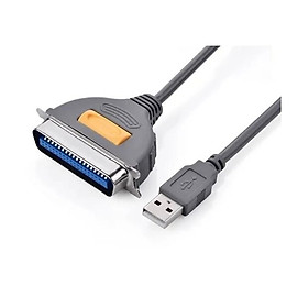 Cáp tín hiệu chuyển đổi USB 2.0 sang LPT âm cao cấp 1M màu Đen Ugreen 225HL30226HL Hàng chính hãng