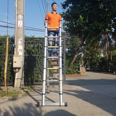 Thang Nhôm Rút Đa Năng 4m4 NKT-AI44E - Hàng Chính Hãng NIKITA - Công Nghệ Tiên Tiến Nhật Bản - Tiêu Chuẩn Châu Âu