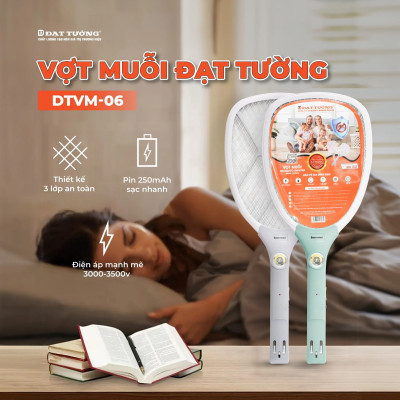 Vợt Bắt Muỗi Đạt Tường DTVM-06 - Màu Ngẫu Nhiên - Hàng Chính Hãng