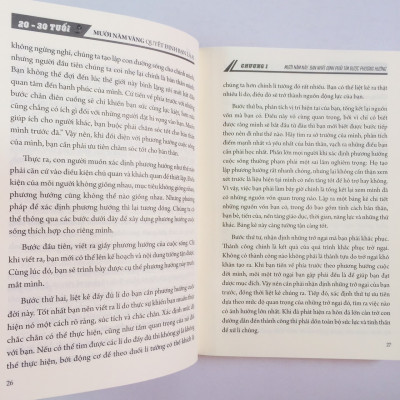 Combo: 20-30 Tuổi - Mười Năm Vàng Quyết Định Bạn Là Ai + Những Bài Học Không Có Nơi Giảng Đường