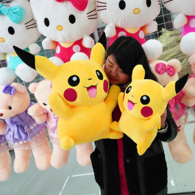 Gấu bông Pikachu dạng vuông cute, dễ thương cho bé (20cm--->40cm) hàng việt nam cao cấp, an toàn cho trẻ nhỏ
