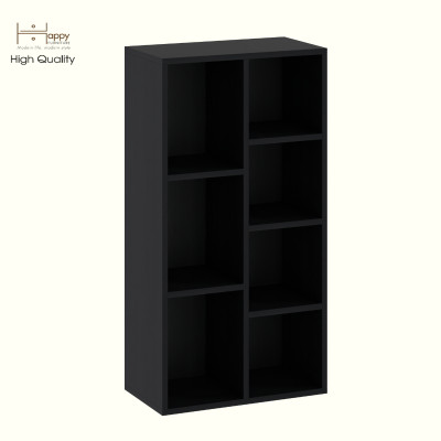 HAPPY FURNITURE ,Kệ sách 7 ngăn - CATY , KSA_094, 52cm x 28cm x 100cm DxRxC