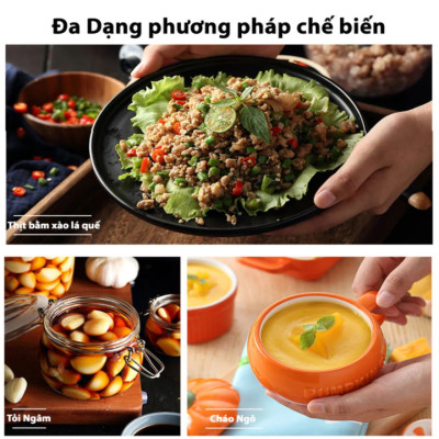 Máy xay sinh tố cầm tay 4 trong 1 kiêm bóc tỏi Morphy Richards MR6006 - HÀNG NHẬP KHẨU 