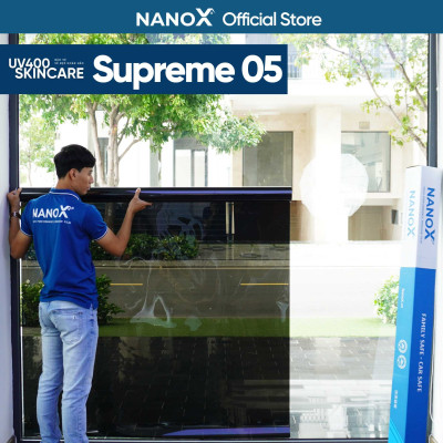 Phim cách nhiệt NanoX Supreme 05 chống nắng & chống tia UV chuyên sâu cho nhà kính