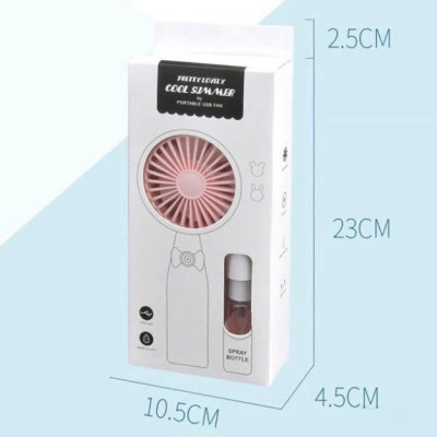 Quạt Mini Để Bàn, Quạt Tích Điện Sạc USB - Quạt Cầm Tay Tốc Độ, Điều Chỉnh Hướng Gió Xoay 360 Độ, Kiểu Dáng Sang Trọng , Không Gây Ồn, Pin Sạc - Giao Màu Ngẫu Nhiên - Hàng Nhập Khẩu 1