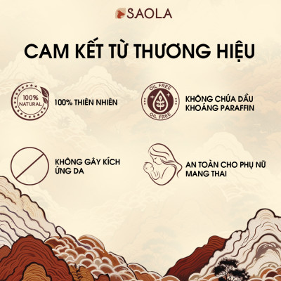 Dầu Massage Body SaoLa, THIÊN NIÊN KIỆN, Giảm Đau Vai Gáy, Nhức Mỏi Xương Khớp, 100% Tự Nhiên, 100ml