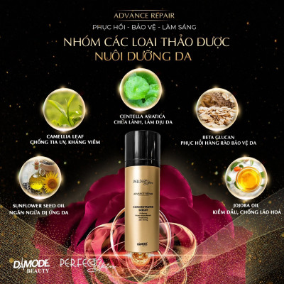Huyết thanh xóa nám xóa đốm nâu ngăn lão hóa da CONCENTRATED SERUM DAMODE chai 30ml