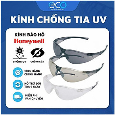 Kính bảo hộ Honeywell A800 chống bụi, tia UV chống va đập và bảo vệ mắt toàn diện