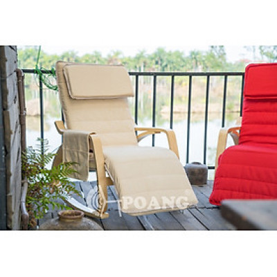 Ghế thư giãn | POANG ROCKING CHAIR | plywood óc chó/bạch dương | be | R67xS162xC86 cm