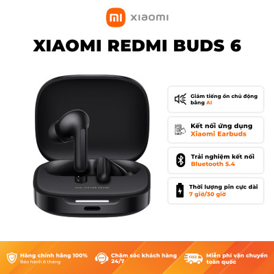 Tai Nghe Bluetooth Xiaomi Redmi Buds 6 - Hàng Chính Hãng, Bảo Hành 6 Tháng
