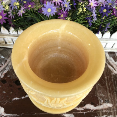 Lư hương, bát hương, bát nhang thờ cúng chạm rồng đá ngọc hoàng long