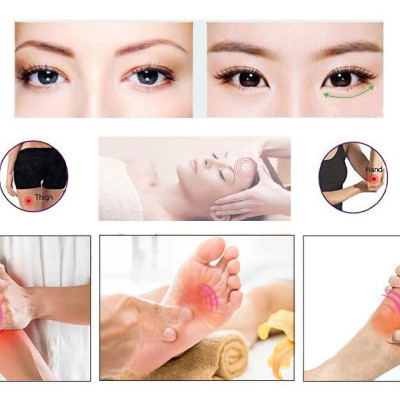 Máy Massage Mắt Kiểu Bút Chống Thâm Quầng Mini 408 - Bút Matxa Mắt Mini Thư Giãn Bọng Mắt (Massage Device Pen Electric Eye Massager)