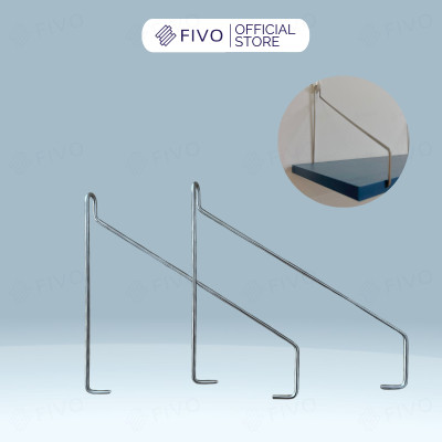 Móc Treo Inox Và Đinh 4 Chân PK05 Dùng Cho Kệ Gỗ Treo Tường, Bền Bỉ Và Chắc Chắn