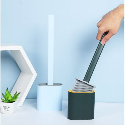 [ Xả Lỗ ] Chổi Cọ Toilet Silicon, Chổi Chà Rửa Nhà Vệ Sinh Bồn Cầu Thế Hệ Mới Siêu Sạch