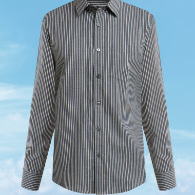 Áo Sơ Mi Sọc Tay Dài Ninomaxx Sơ Mi Phong Cách N&M 2101082