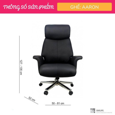 Ghế giám đốc cao cấp nhập khẩu SMLIFE Aaron