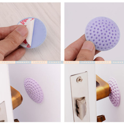 SET 3 Miếng Cao Su Dán Tường Chống Va Đập Chặn Cửa Giảm Tiếng Ồn Keo Siêu Dính Tiện Lợi
