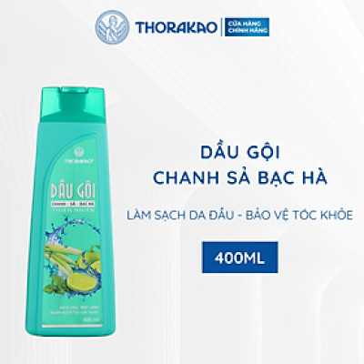 Gội Xả 2IN1 Chanh Sả Bạc Hà Kiềm Dầu Giảm Gàu 400ML