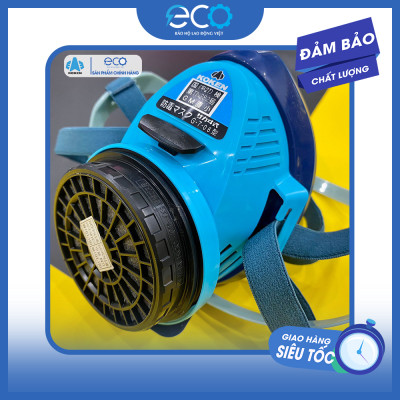 [COMBO] Mặt nạ Koken G7 Nhật Bản phòng khí độc, phun thuốc & Kính chống văng bắn, chống đọng hơi sương Delta Plus Pháp