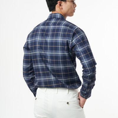 Áo Sơ Mi Nam Caro Tay Dài Cotton Ninomaxx Thương Hiệu N&M 2110032