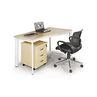 Bàn làm việc chân sắt Juno Sofa NT 190 BZT14-CO mặt chữ Z 140 x 80 x 75 cm