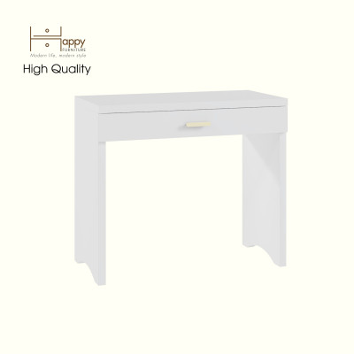 HAPPY FURNITURE , Bàn trang điểm 1 ngăn kéo - CHEVY, BAN_136 , 90cm x 45cm x 78cm DxRxC