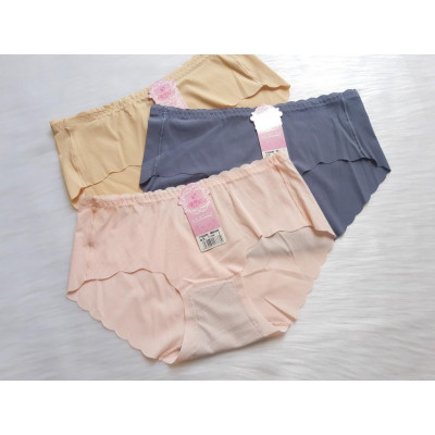 Quần Lót Nữ - 5 Quần Su Sọc Đứng Trơn Cắt Viền - giao màu ngẫu nhiên