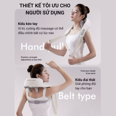 ￼MÁY MASSAGE CỔ VAI GÁY 6D - KỸ THUẬT MASSAGE TRỊ LIỆU SỐ 8 - CẢI THIỆN SỨC KHỎE TỔNG THỂ